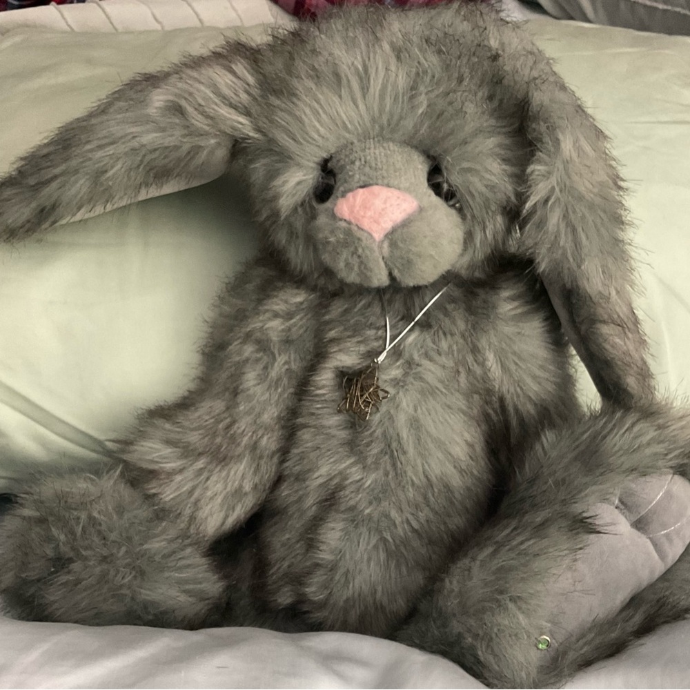 Gray Plush Bear